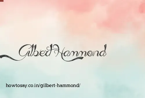 Gilbert Hammond