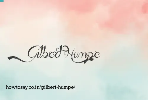 Gilbert Humpe