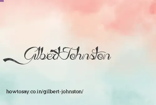 Gilbert Johnston