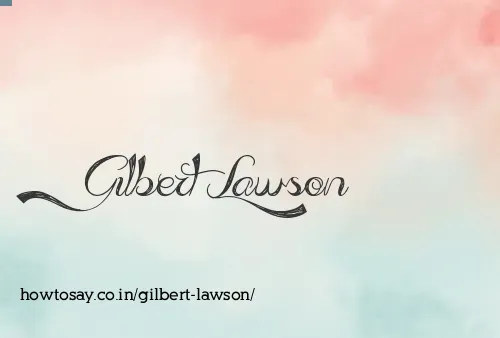 Gilbert Lawson