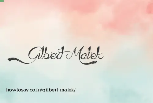Gilbert Malek