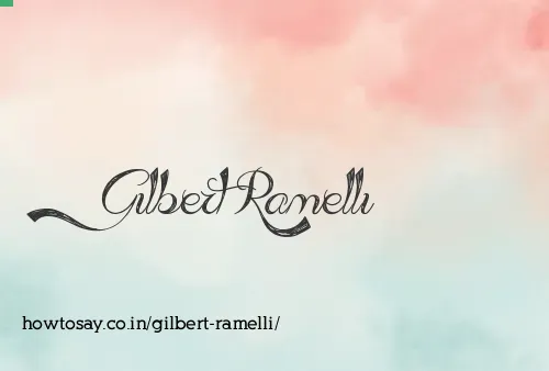 Gilbert Ramelli