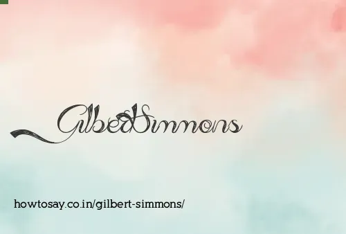 Gilbert Simmons