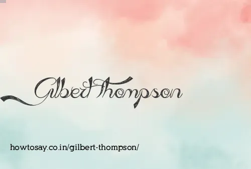 Gilbert Thompson