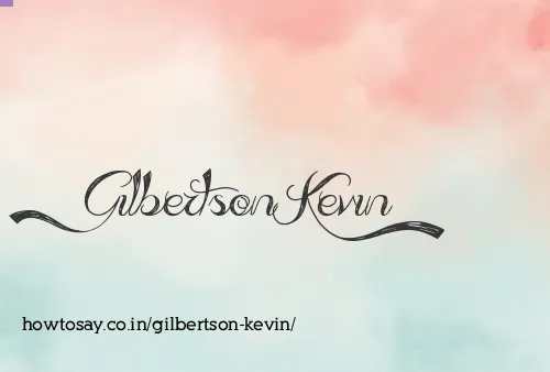 Gilbertson Kevin