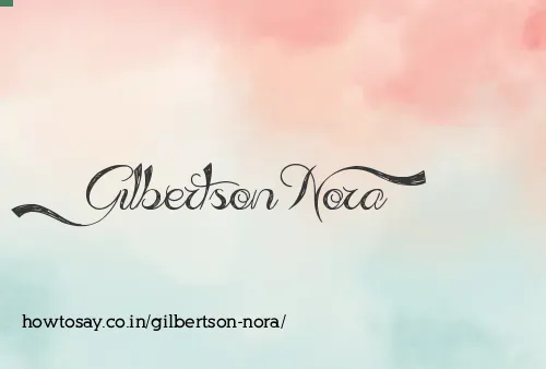 Gilbertson Nora