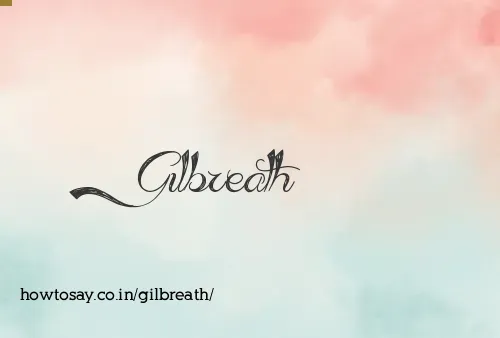 Gilbreath