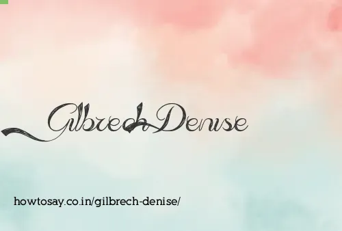 Gilbrech Denise