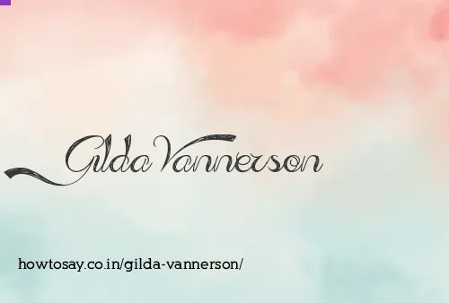 Gilda Vannerson