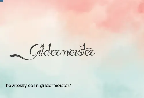 Gildermeister