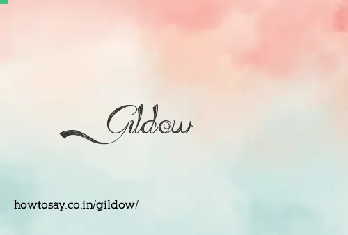 Gildow