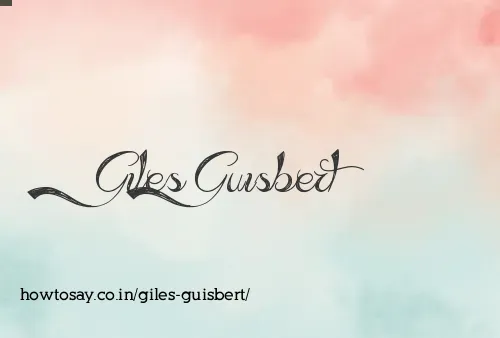 Giles Guisbert