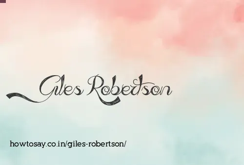 Giles Robertson