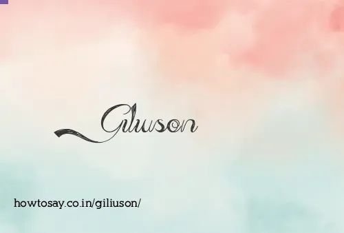 Giliuson