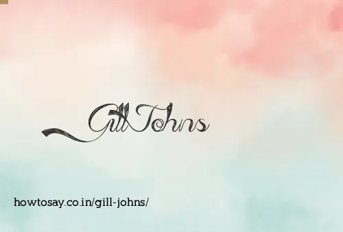 Gill Johns