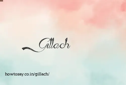 Gillach