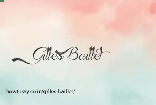 Gilles Baillet