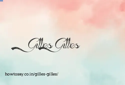 Gilles Gilles