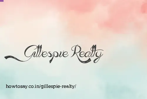Gillespie Realty