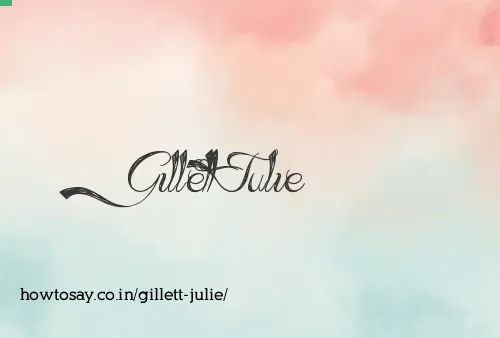 Gillett Julie