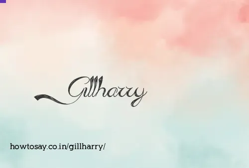 Gillharry