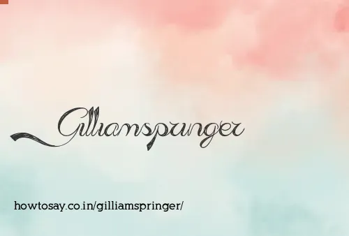 Gilliamspringer