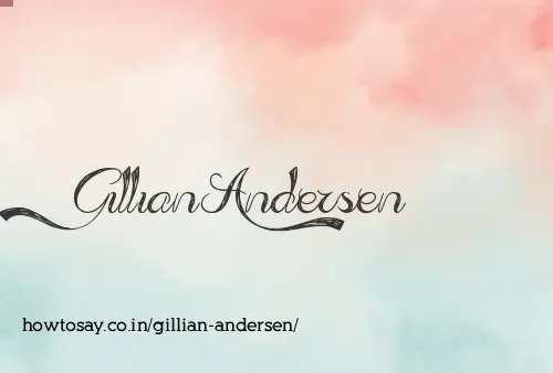Gillian Andersen