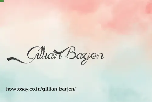 Gillian Barjon