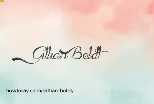 Gillian Boldt