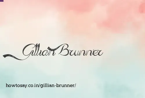 Gillian Brunner