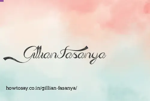 Gillian Fasanya