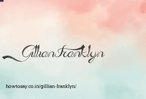 Gillian Franklyn