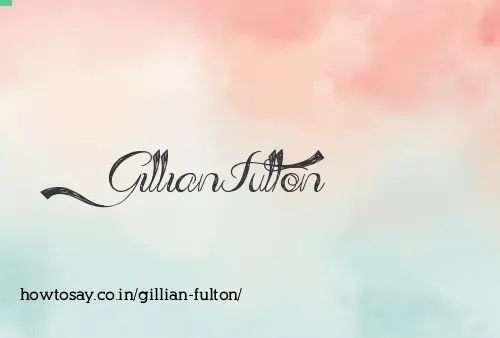 Gillian Fulton