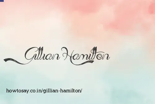 Gillian Hamilton