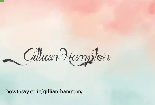 Gillian Hampton