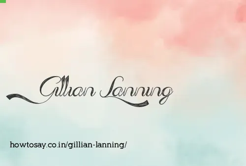 Gillian Lanning