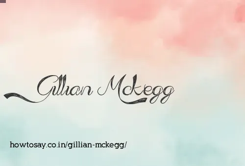 Gillian Mckegg