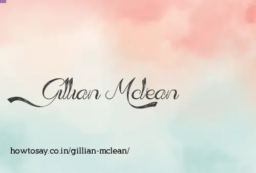 Gillian Mclean