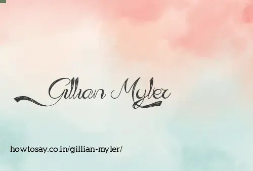 Gillian Myler
