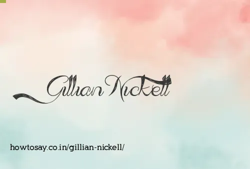 Gillian Nickell
