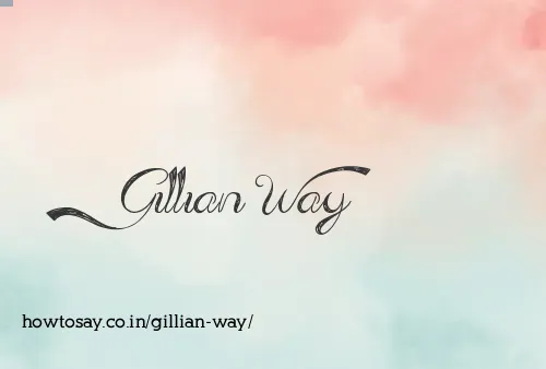 Gillian Way