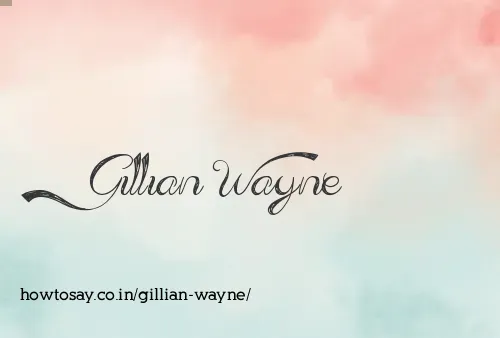 Gillian Wayne