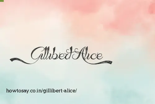 Gillibert Alice