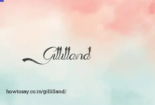 Gillilland