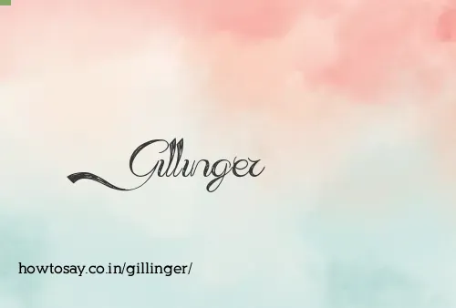 Gillinger