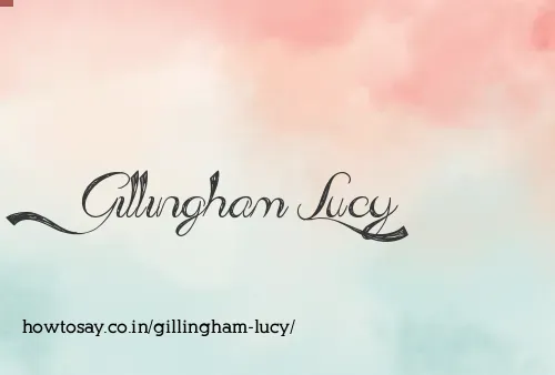 Gillingham Lucy
