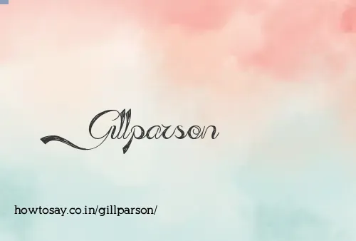 Gillparson