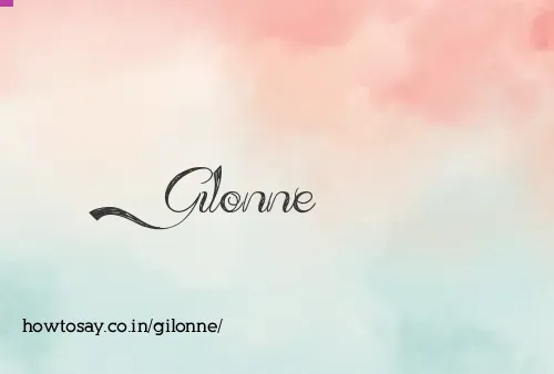 Gilonne