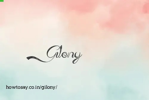 Gilony