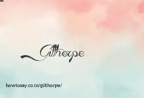 Gilthorpe